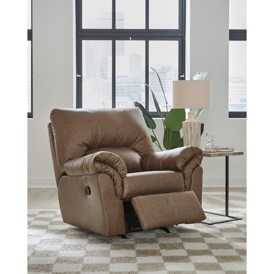 whitlock caramel recliner   
