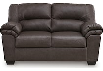 whitlock umber loveseat   