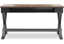 wildenauer black & brown desk   