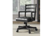 wildenauer black desk chair   