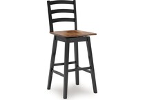 wildenauer brown black barstool   