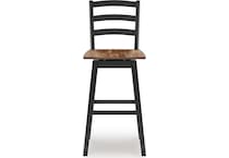wildenauer brown black barstool   
