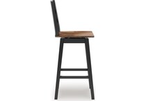 wildenauer brown black barstool   