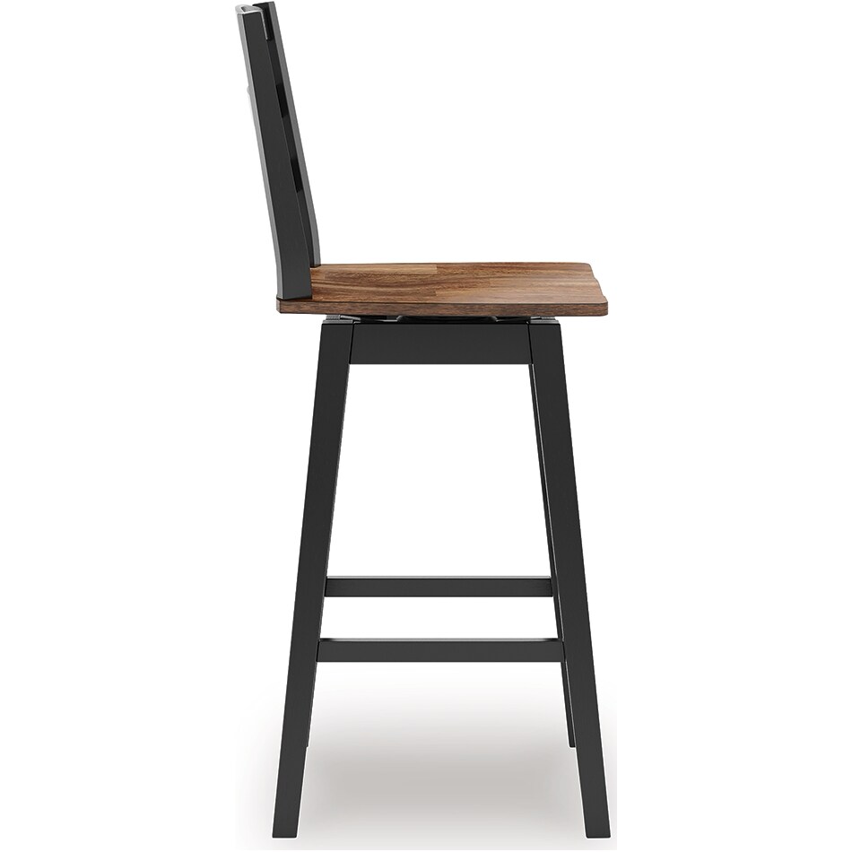 wildenauer brown black barstool   