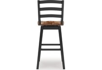 wildenauer brown black barstool   