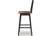wildenauer brown black barstool   