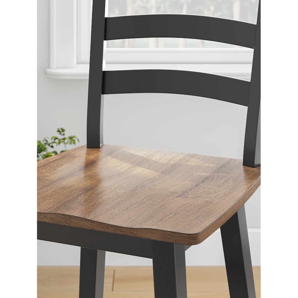 wildenauer brown black barstool   
