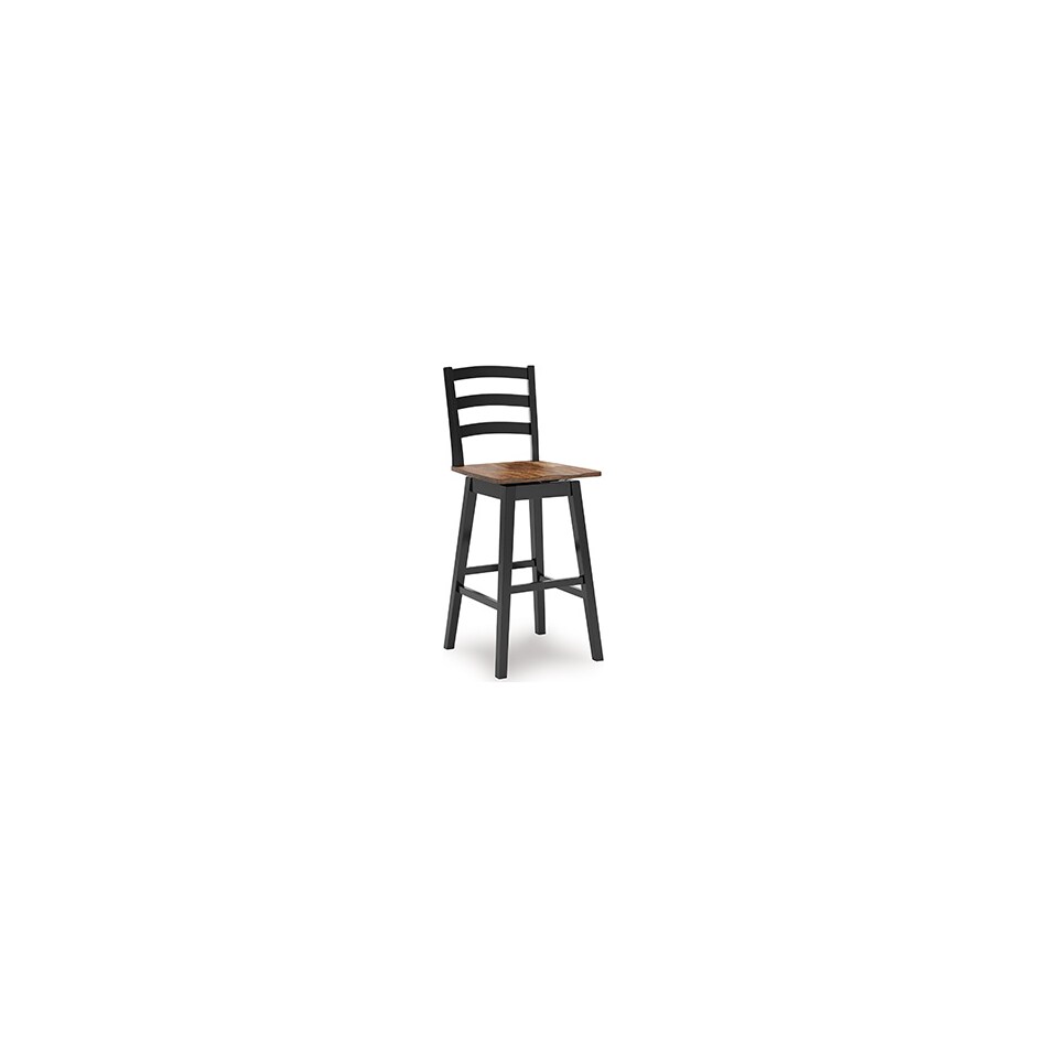 wildenauer brown black barstool   