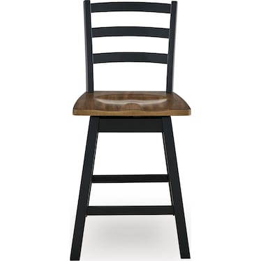 WILDENAUER COUNTER HEIGHT SWIVEL BARSTOOL