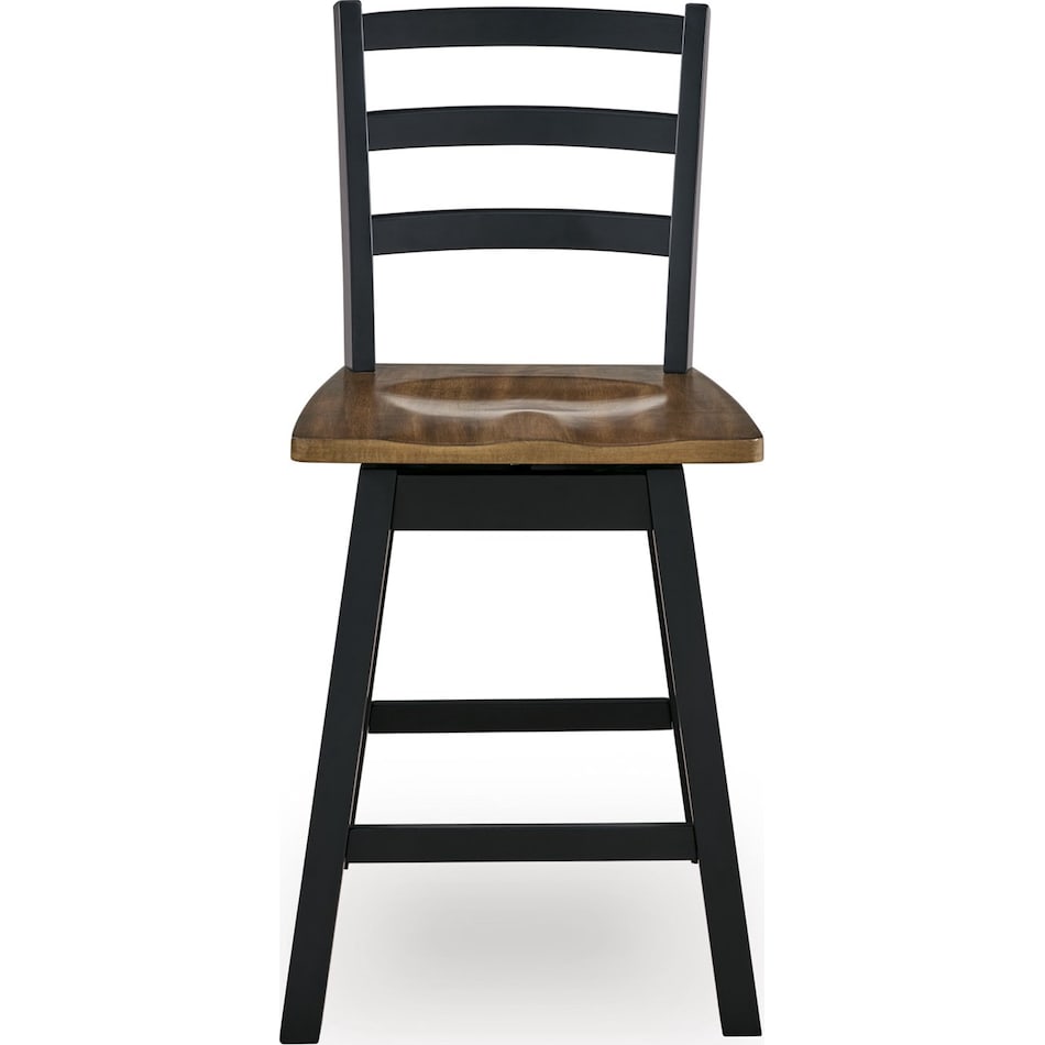 wildenauer brown black barstool   