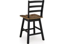 wildenauer brown black barstool   