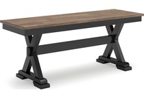 wildenauer brown black bench   