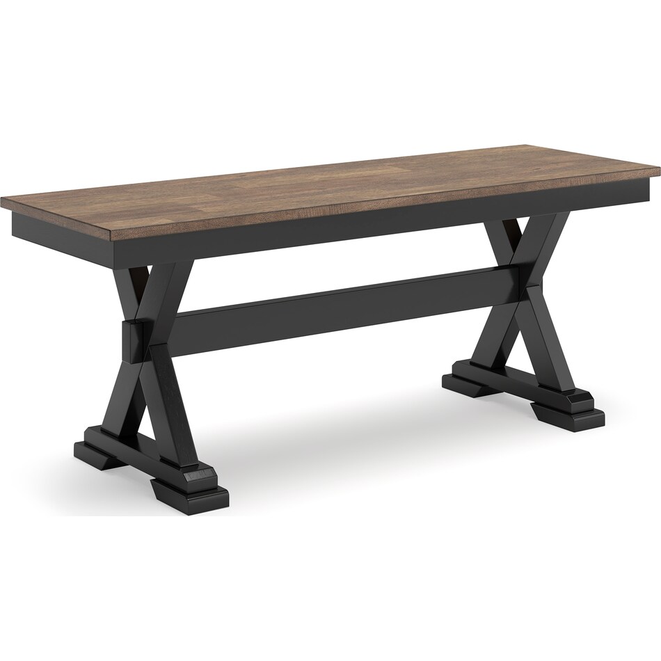 wildenauer brown black bench   