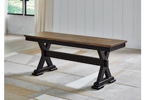 wildenauer brown black bench   
