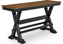 wildenauer brown black bench   