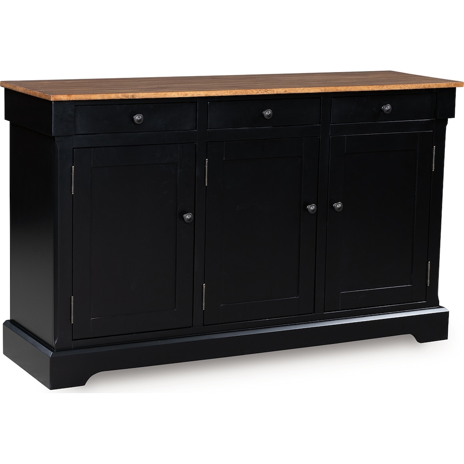 wildenauer brown black buffet   
