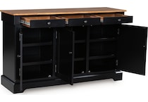 wildenauer brown black buffet   