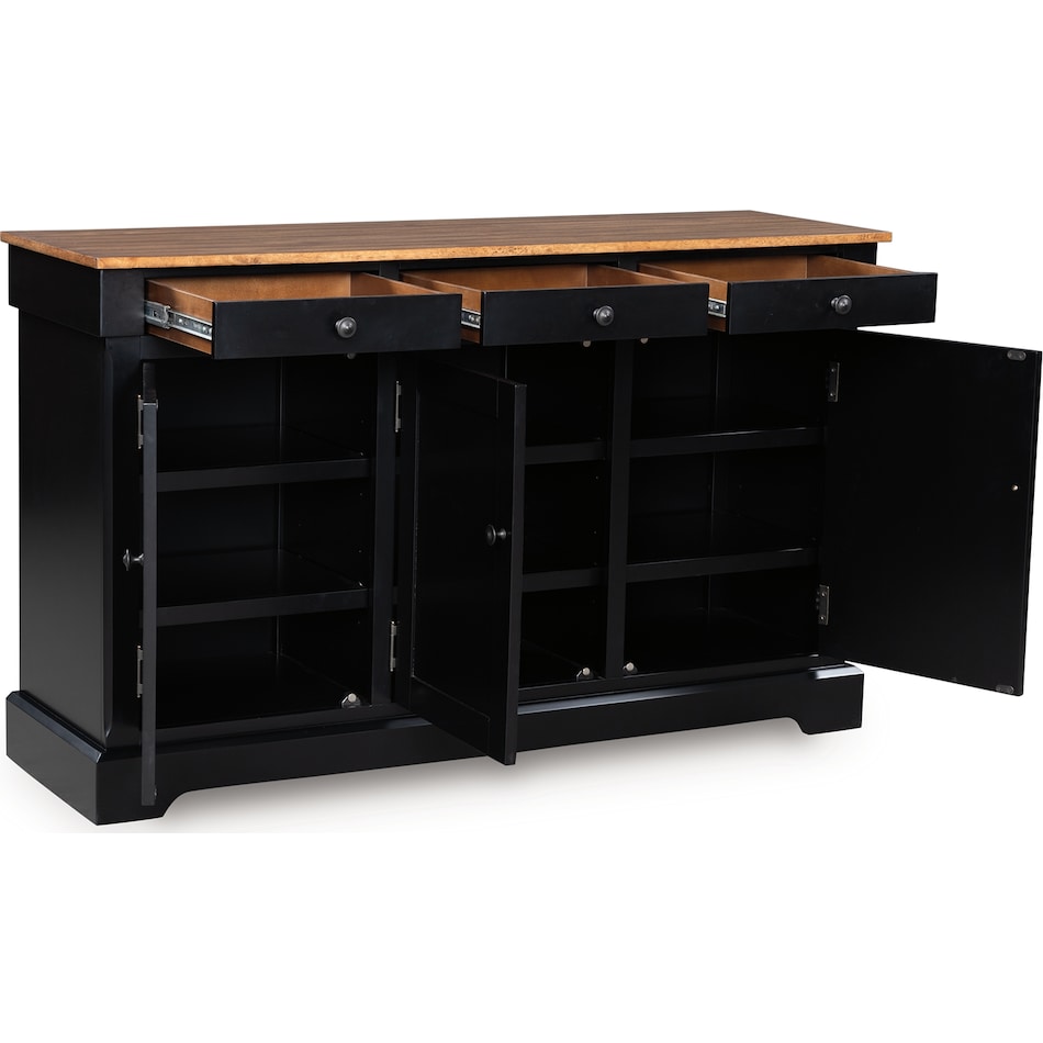 wildenauer brown black buffet   