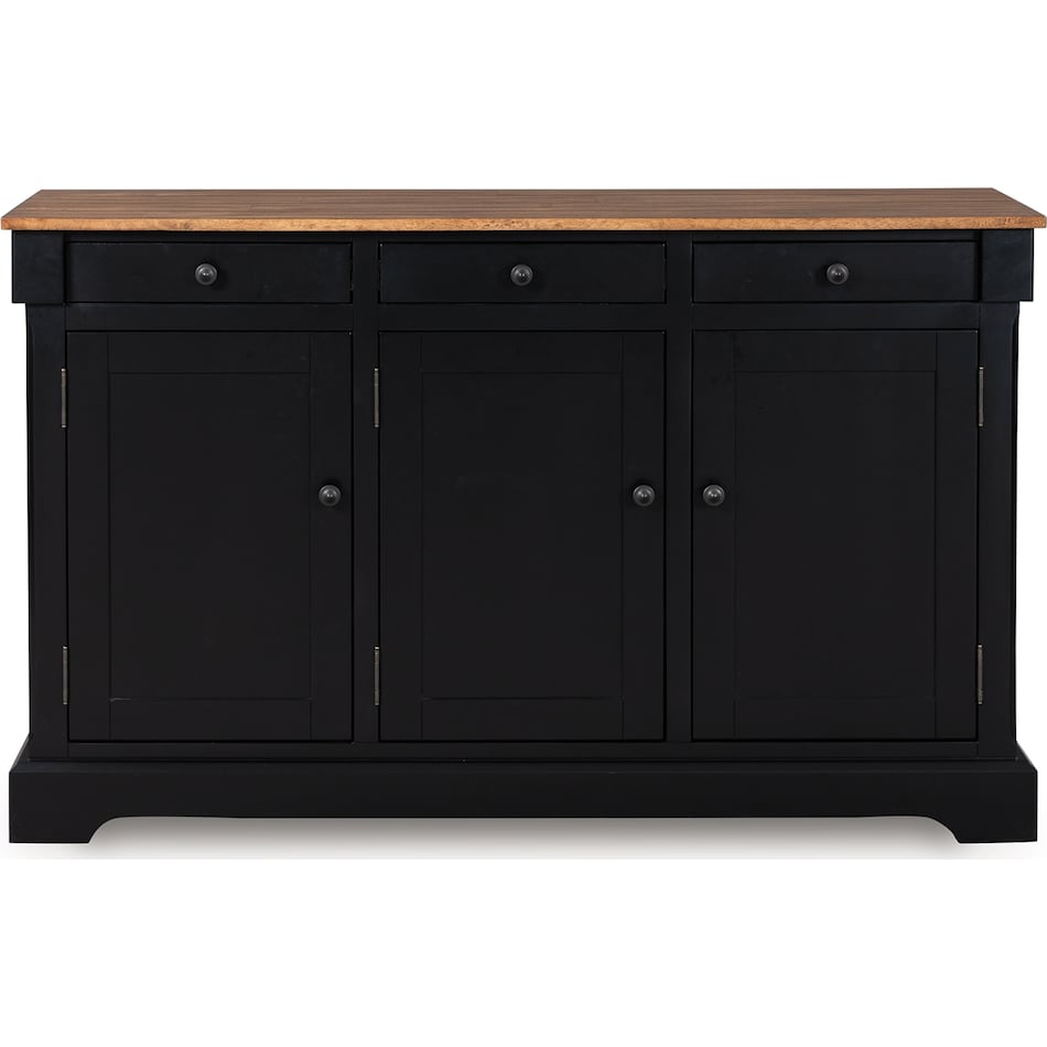 wildenauer brown black buffet   