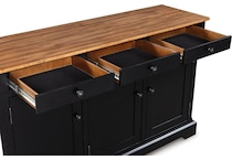 wildenauer brown black buffet   