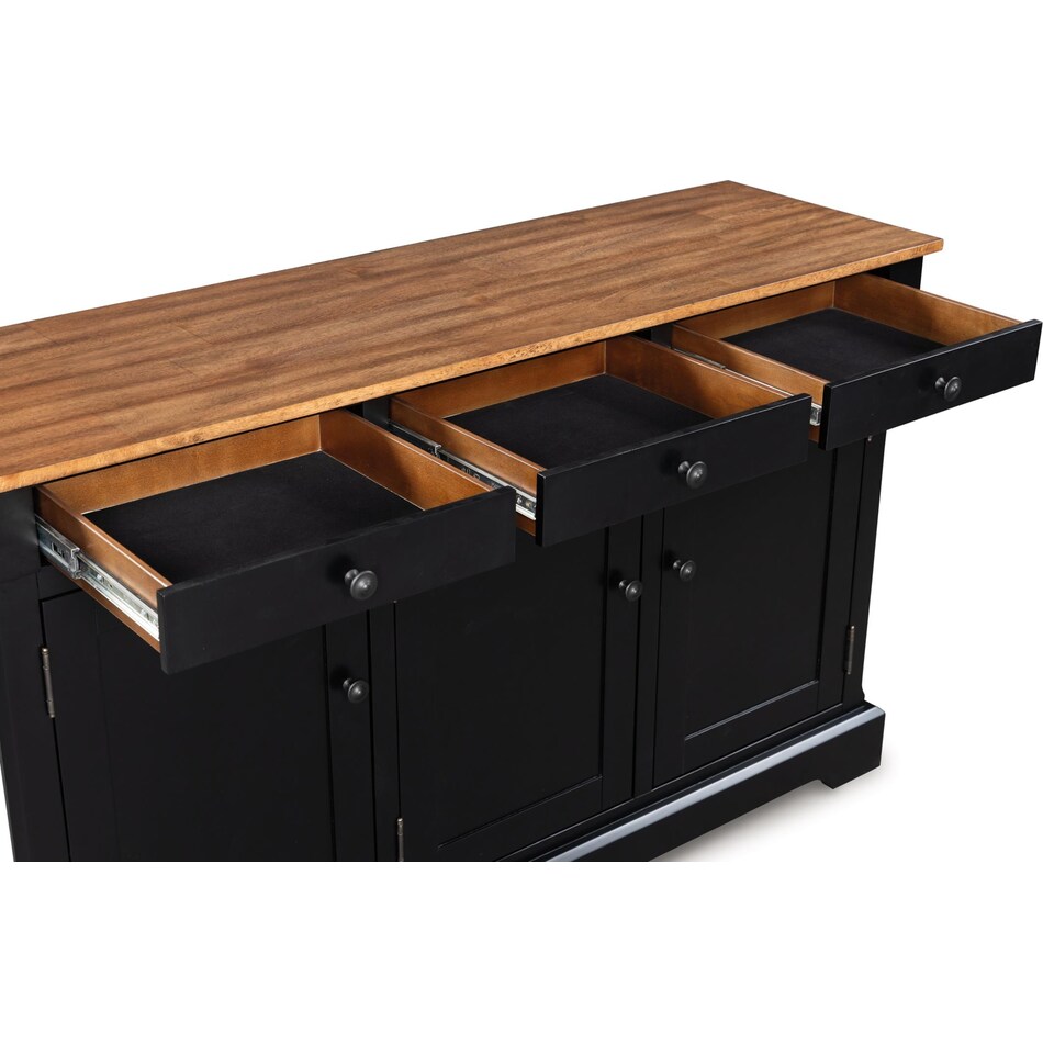 wildenauer brown black buffet   