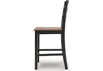 wildenauer brown black counter chair   