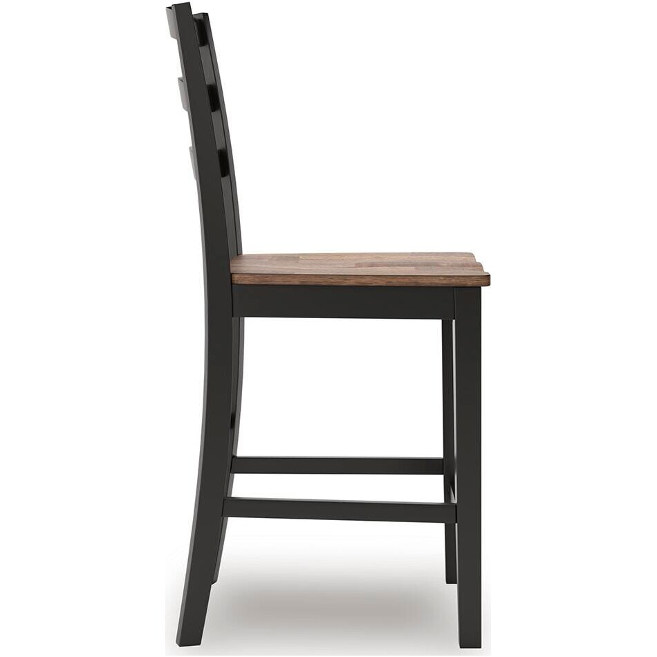 wildenauer brown black counter chair   