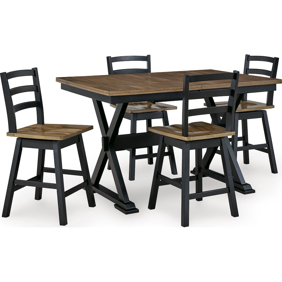 wildenauer brown black counter table  counter table top   