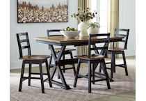 wildenauer brown black counter table  counter table top   