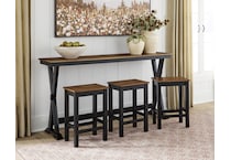 wildenauer brown black counter table  counter table top   