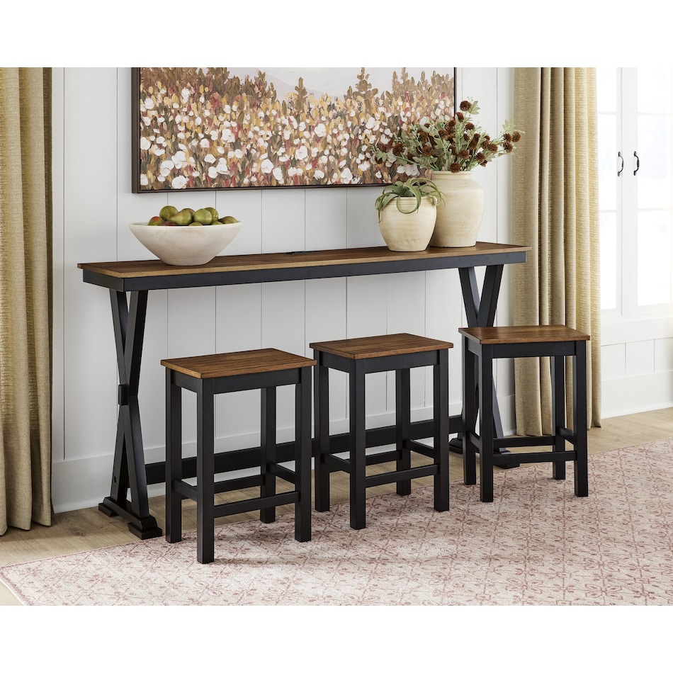 wildenauer brown black counter table  counter table top   