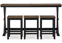wildenauer brown black counter table  counter table top   