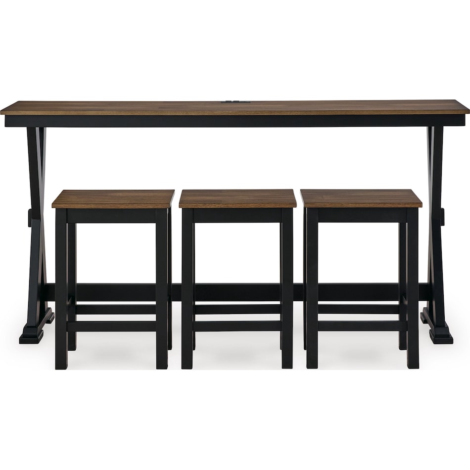 wildenauer brown black counter table  counter table top   
