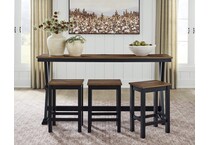 wildenauer brown black counter table  counter table top   
