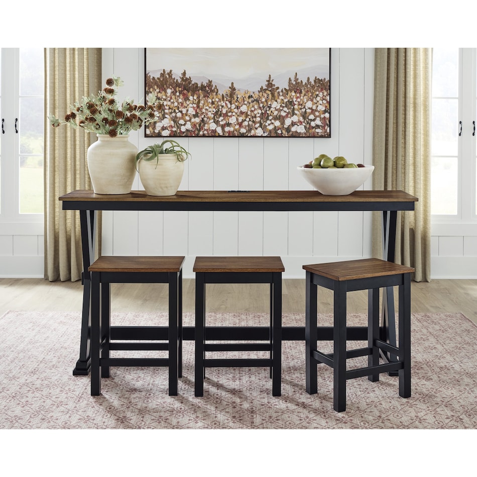 wildenauer brown black counter table  counter table top   