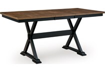 wildenauer brown black counter table  counter table top   