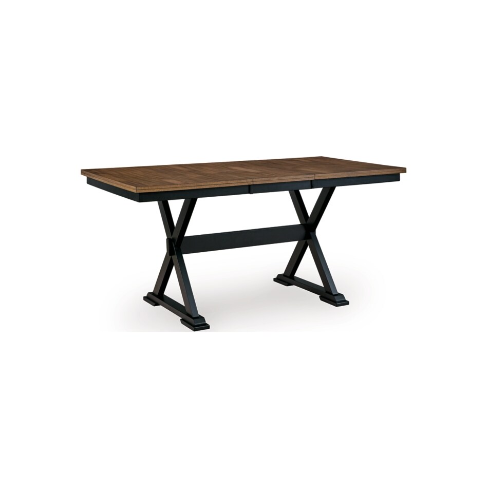 wildenauer brown black counter table  counter table top   