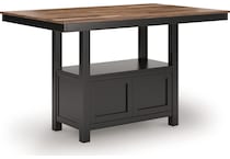 wildenauer brown black counter table  counter table top   