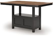 wildenauer brown black counter table  counter table top   