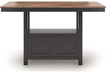 wildenauer brown black counter table  counter table top   