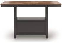 wildenauer brown black counter table  counter table top   