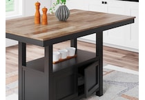 wildenauer brown black counter table  counter table top   