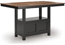 wildenauer brown black counter table  counter table top   