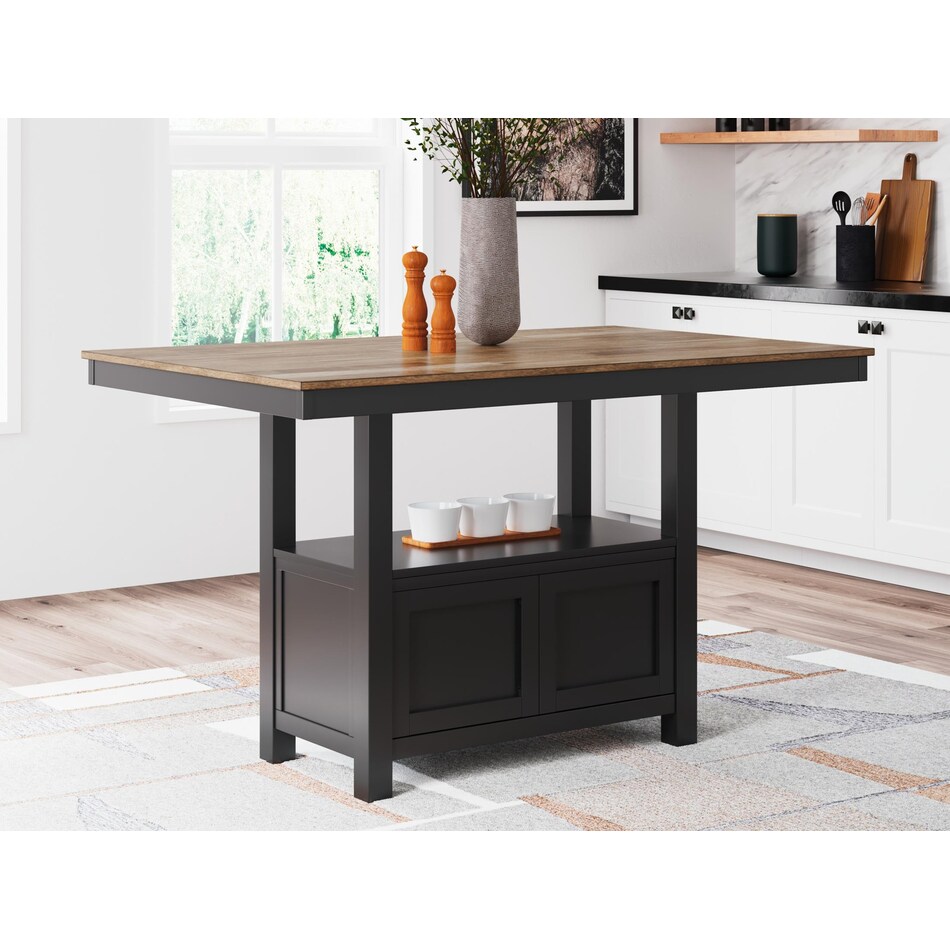 wildenauer brown black counter table  counter table top   