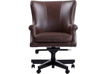 william verona brown desk chair   