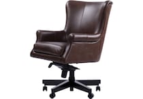 william verona brown desk chair   