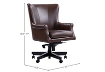 william verona brown desk chair   