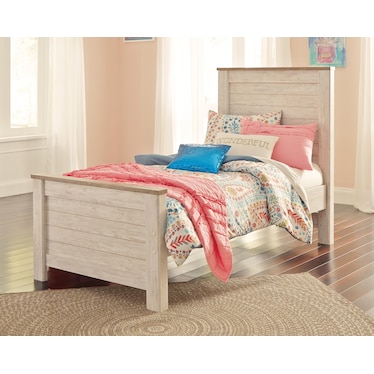 WILLOWTON TWIN PANEL BED