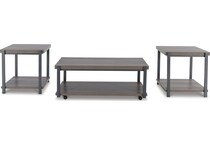 wilmaden gray black  pack tables   