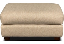 wilmette collection beige ottoman   